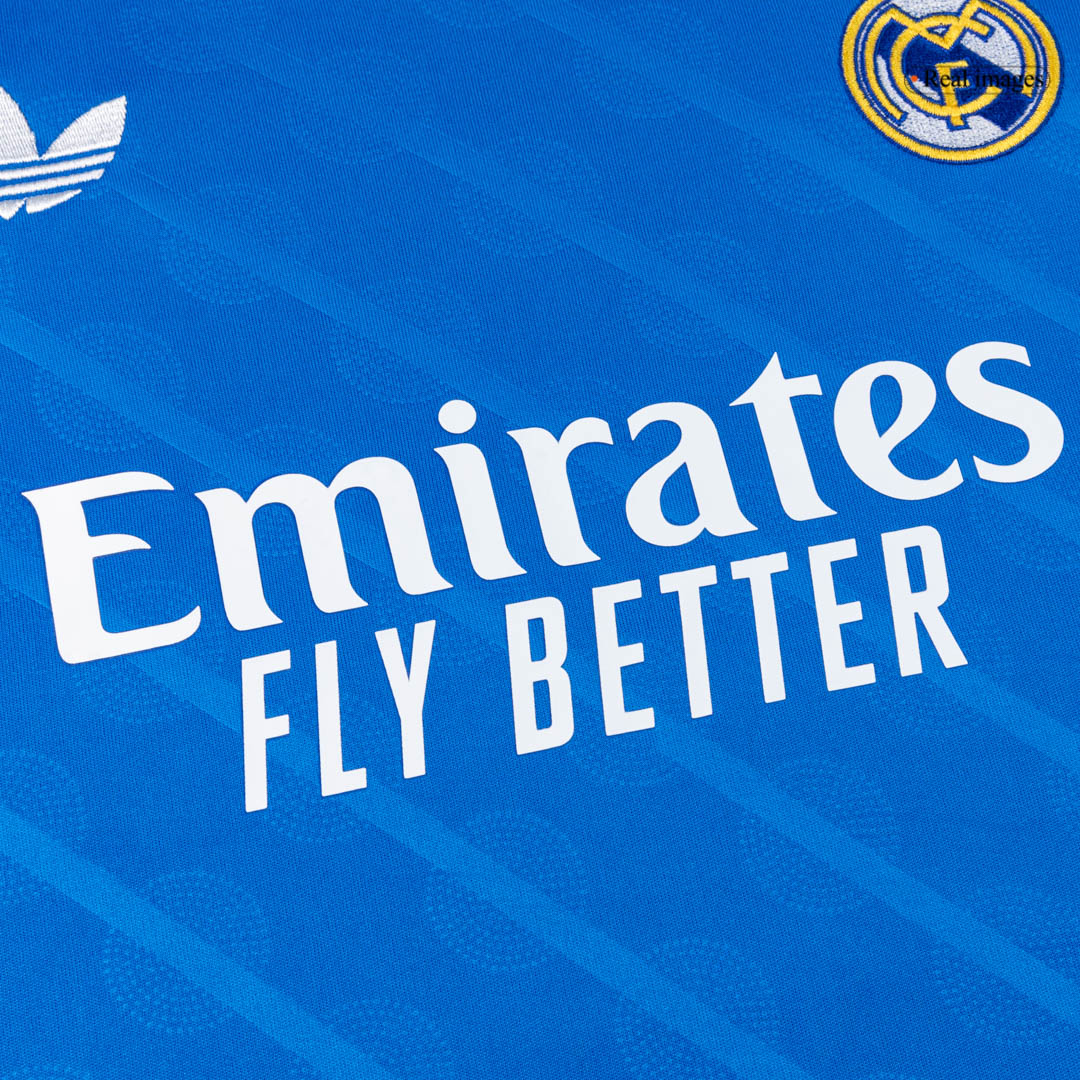 Real Madrid Womens Third Away Soccer Jersey 2025/26 Blue