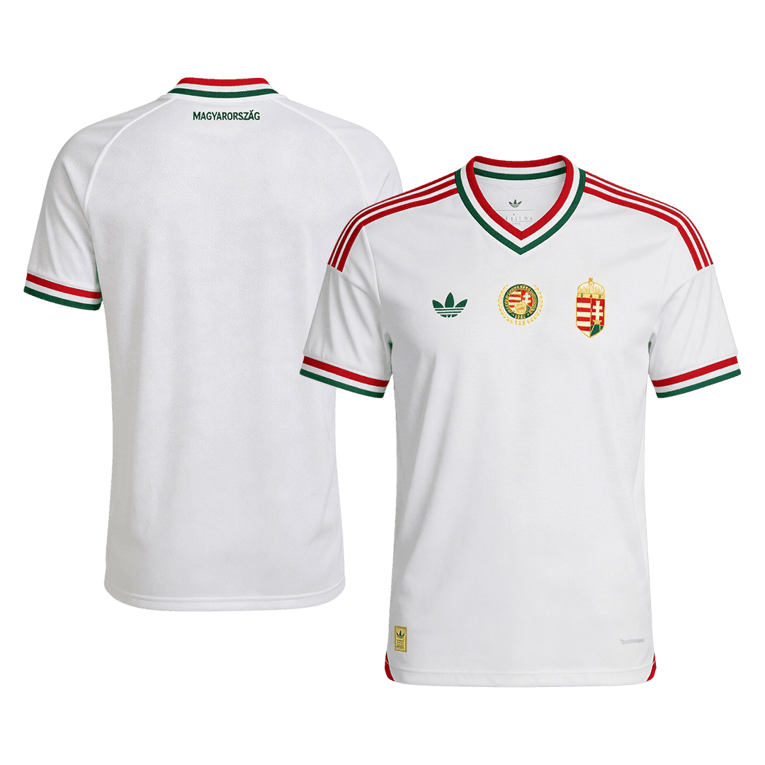 Hungría Mens Away Soccer Jersey World Cup 2026 White