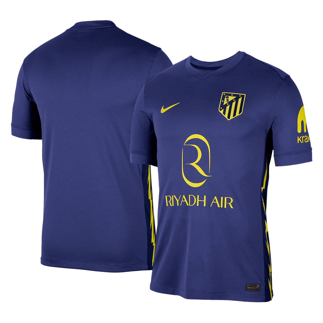 Atletico Madrid Mens Away Soccer Jersey 2025/26 Navy