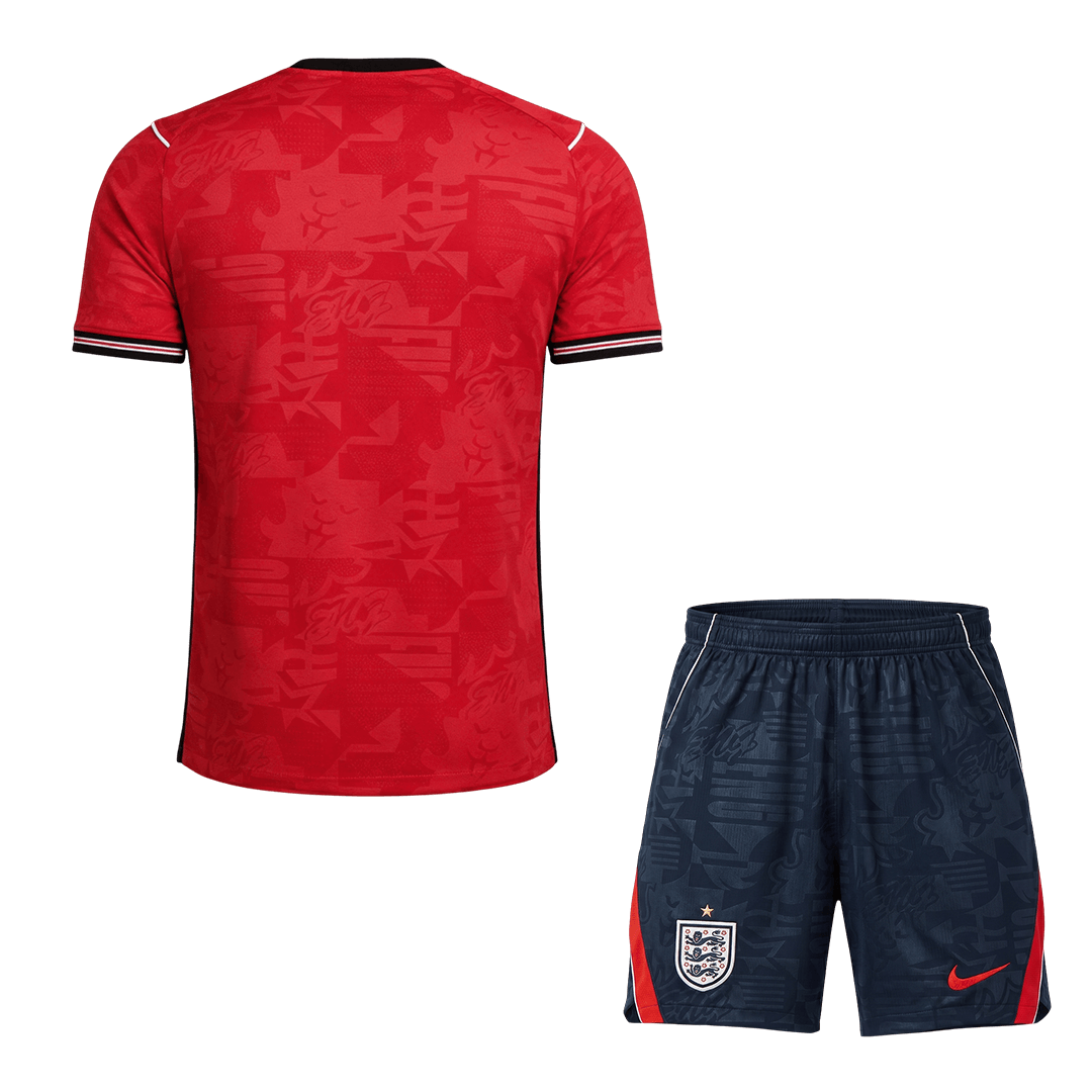 England Mens Away Soccer Kit World Cup 2026 Red