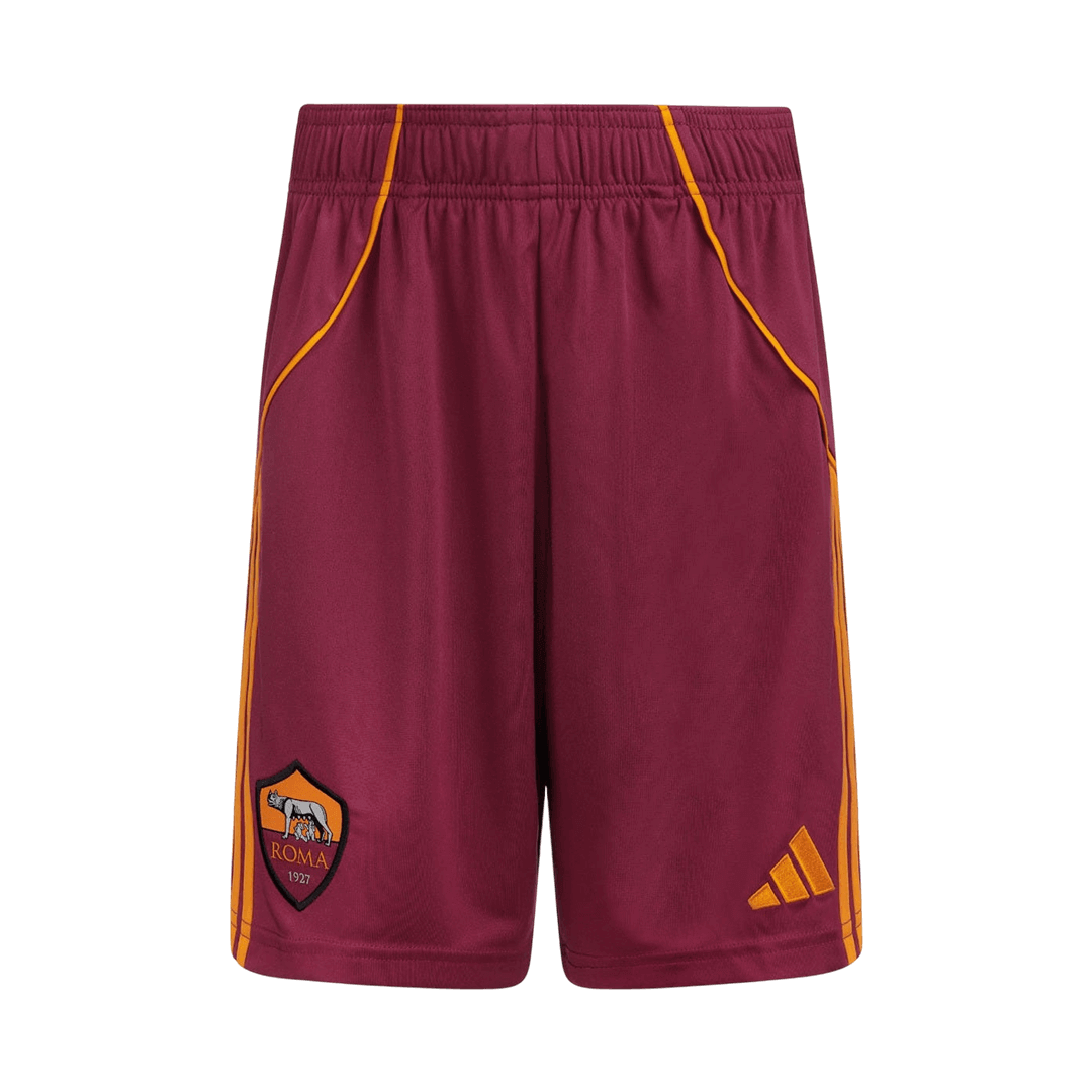 Roma Mens Home Soccer Shorts 2025/26 Red