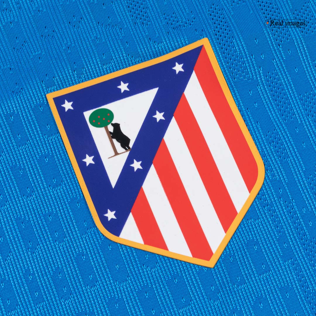 Atletico Madrid Mens Third Away Soccer Jersey 2025/26 Blue - Player Version