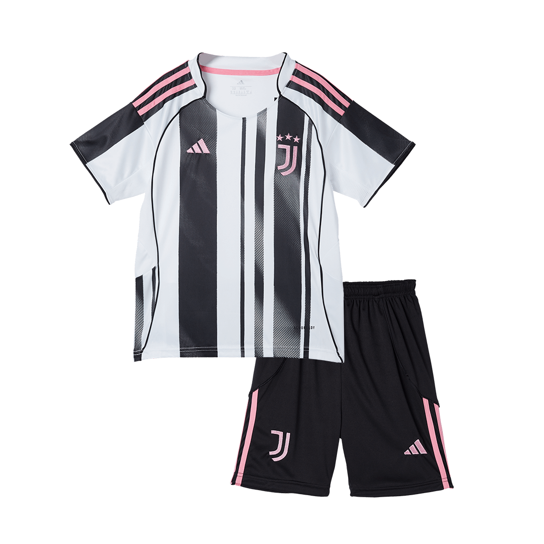 Juventus Kids Home Soccer Kit 2025/26 Black&White