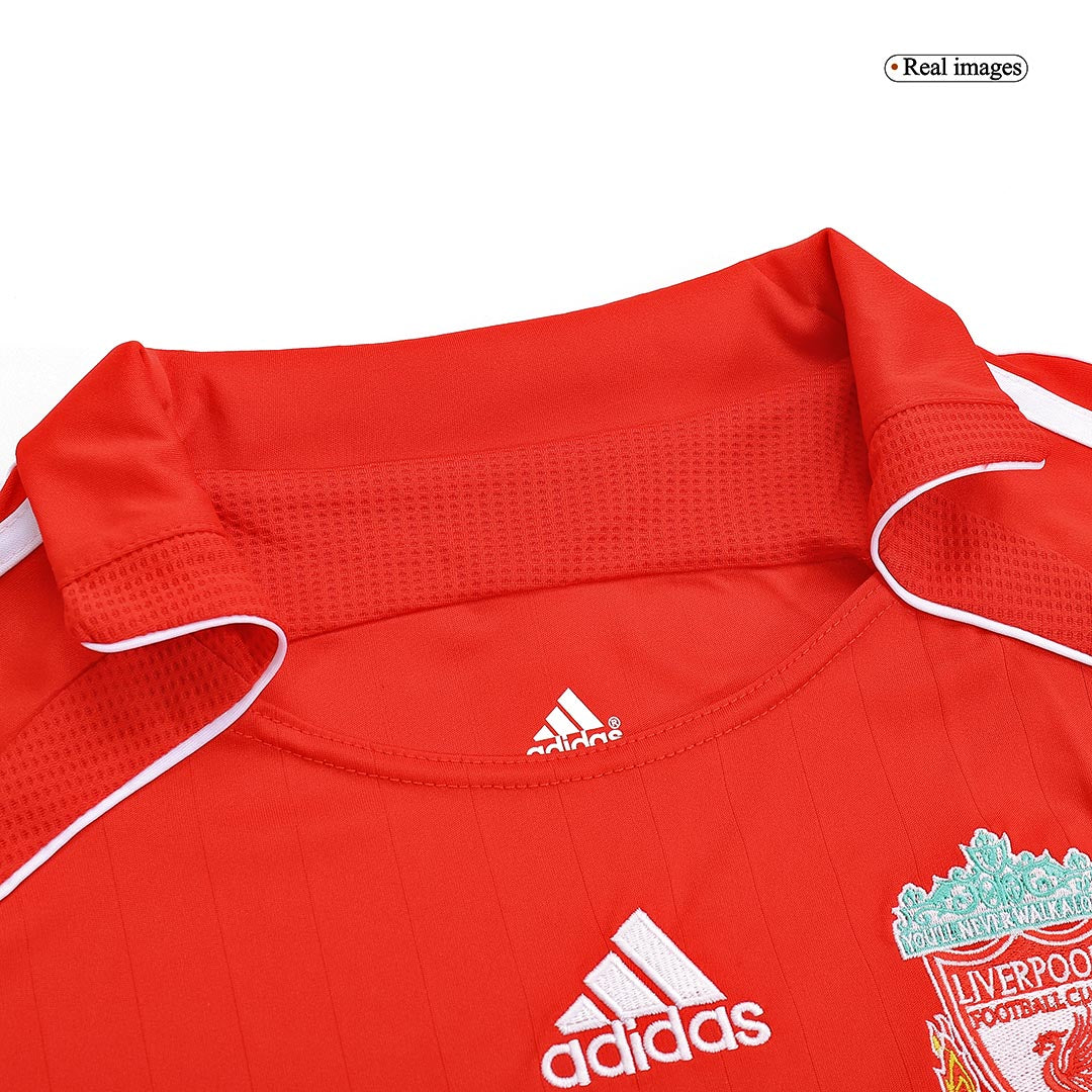 Retro Liverpool Mens Home Soccer Jersey 2006/07 Red