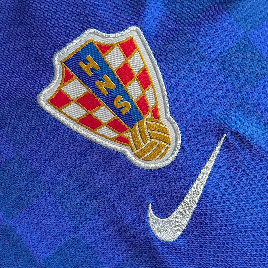 Croatia Mens Away Soccer Jersey World Cup 2026 Blue