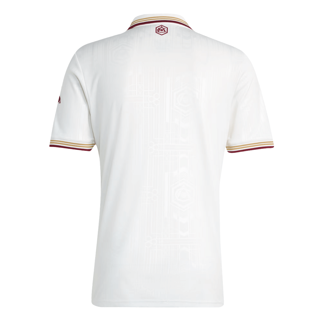 Arsenal Mens Third Away Soccer Full Set 2025/26 White