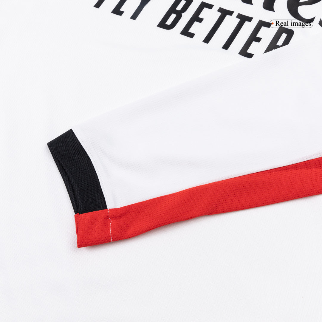 AC Milan Mens Away Long Sleeve Soccer Jersey 2025/26 White