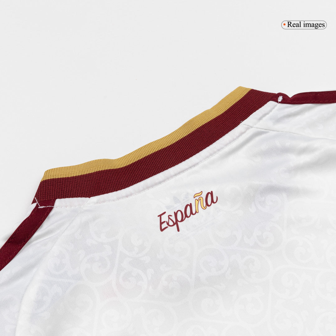 Spain Kids Away Soccer Kit 2026 White