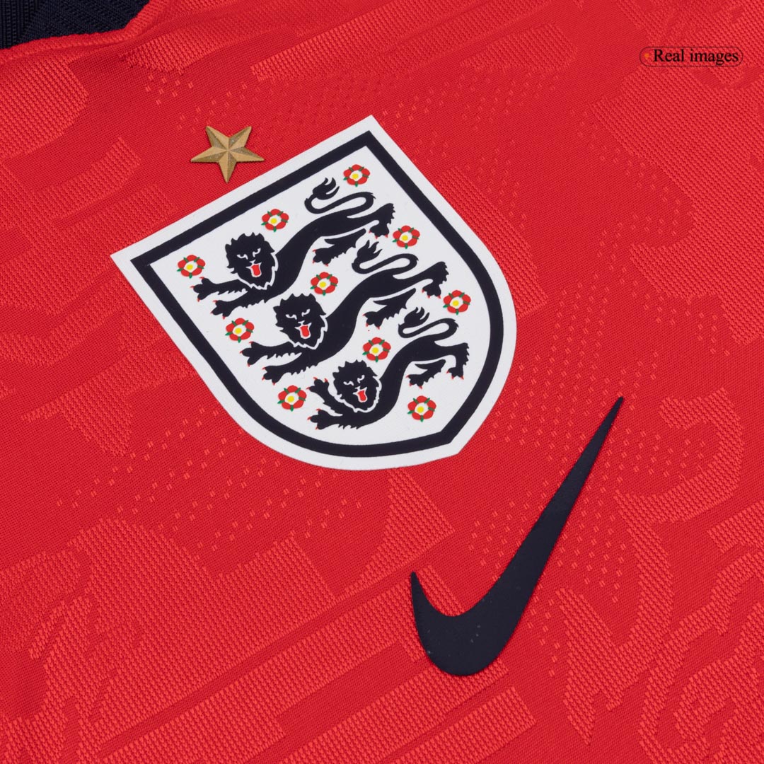 England Mens Away Soccer Jersey World Cup 2026 Red - Player Version