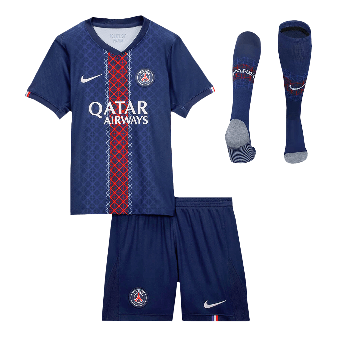 PSG Kids Home Soccer Full Set 2025/26 Navy