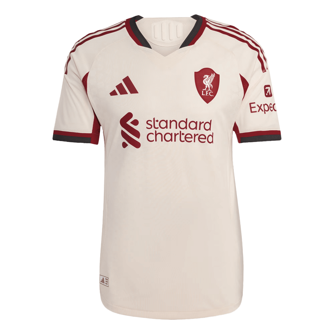 ISAK ##9 Liverpool Mens Away Soccer Jersey 2025/26 White - Player Version