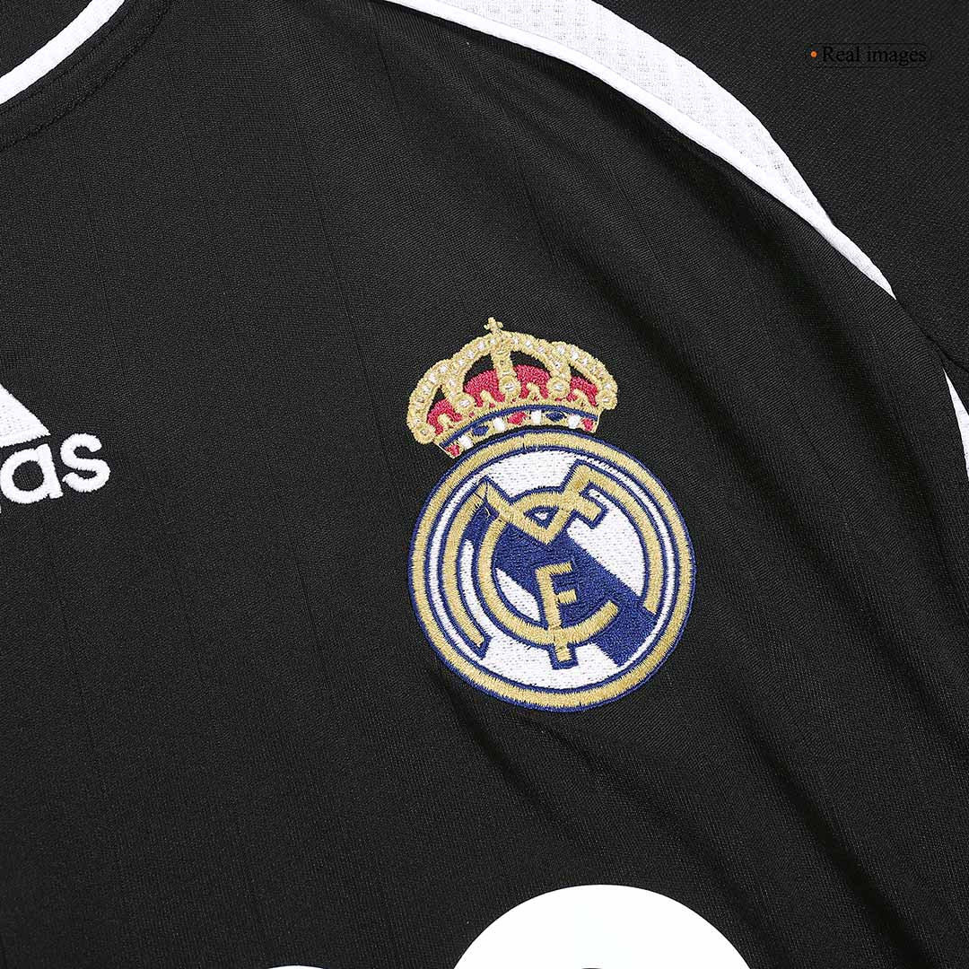 Retro Real Madrid Mens Away Soccer Jersey 2006/07 Black