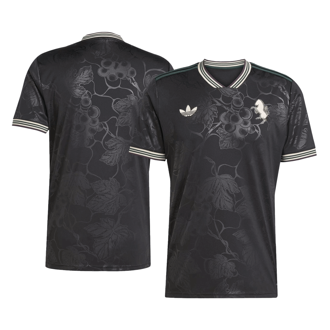 Juventus Mens Third Away Soccer Kit 2025/26 Black