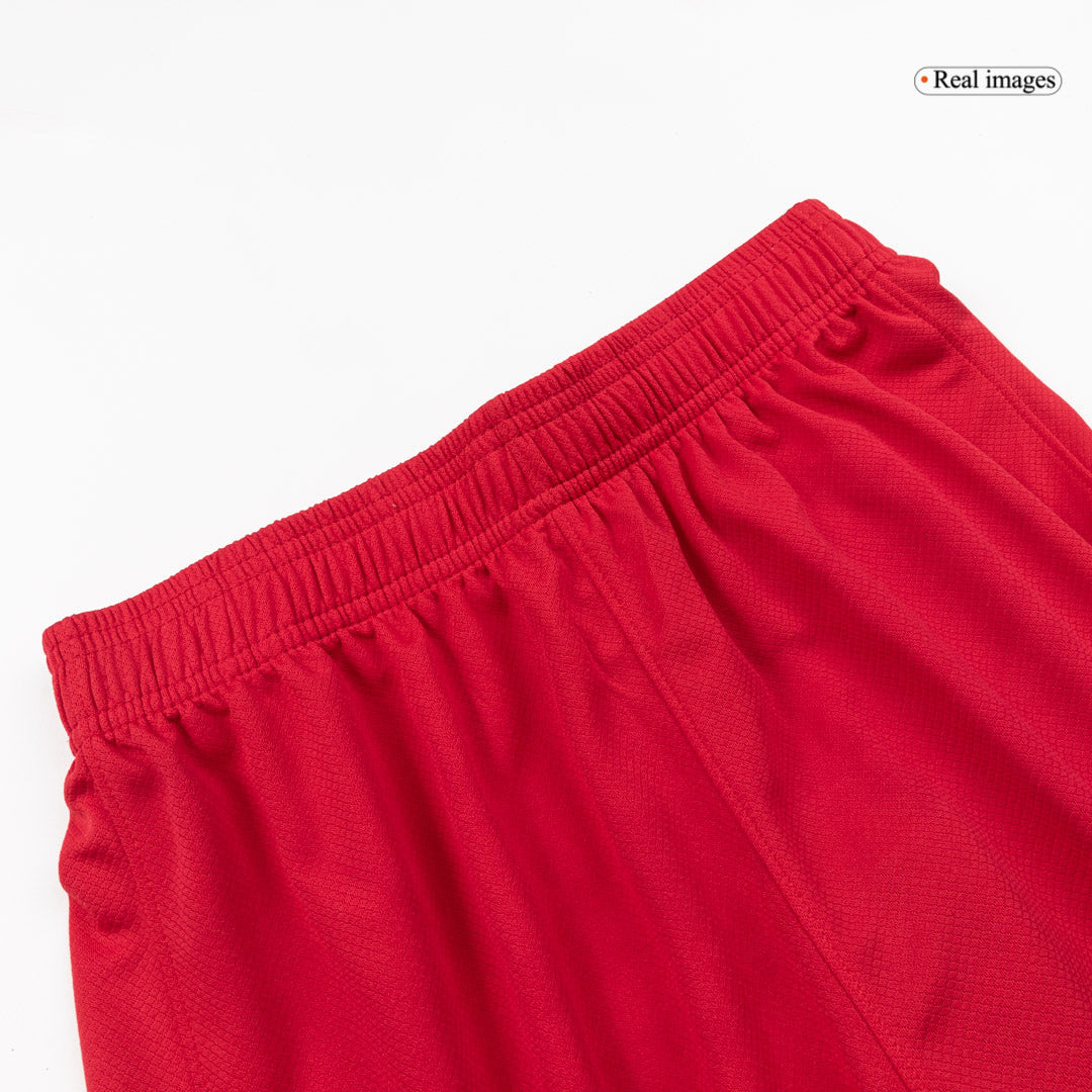 Barcelona Mens Fourth Away Soccer Shorts 2025/26 Red