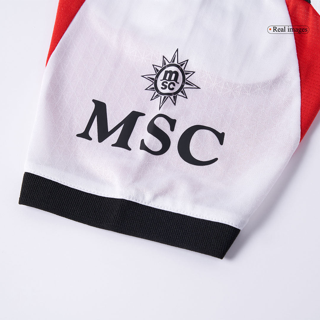 AC Milan Mens Away Soccer Jersey 2025/26 White - Player Version