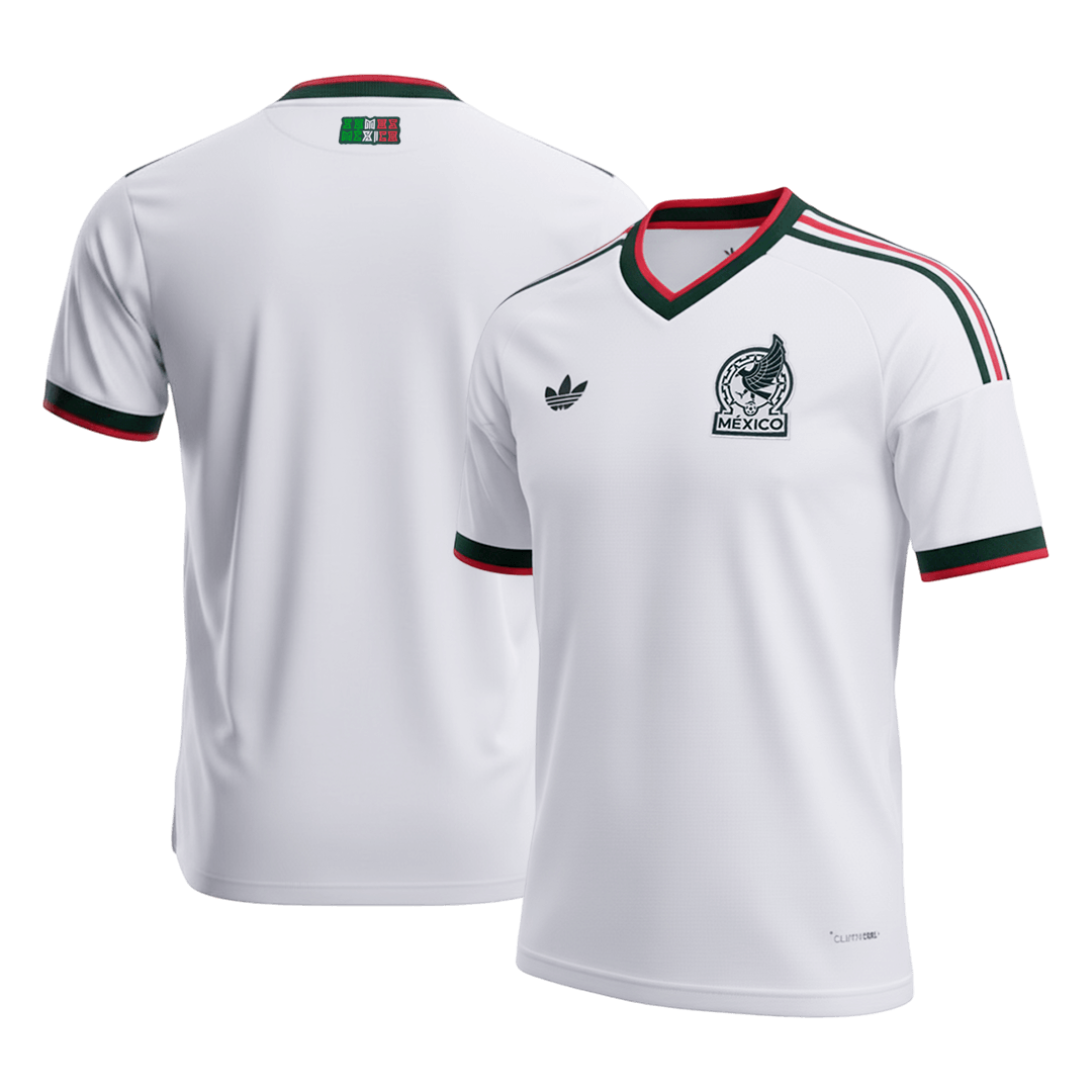 Mexico Mens Away Soccer Jersey World Cup 2026 White