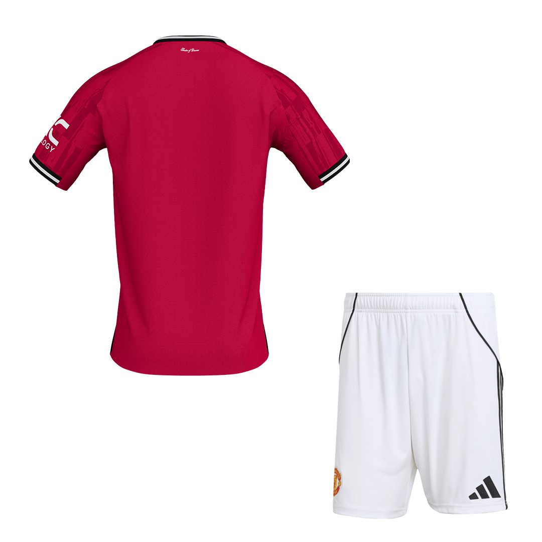 Manchester United Mens Home Soccer Kit 2025/26 Red [PREMIUM]