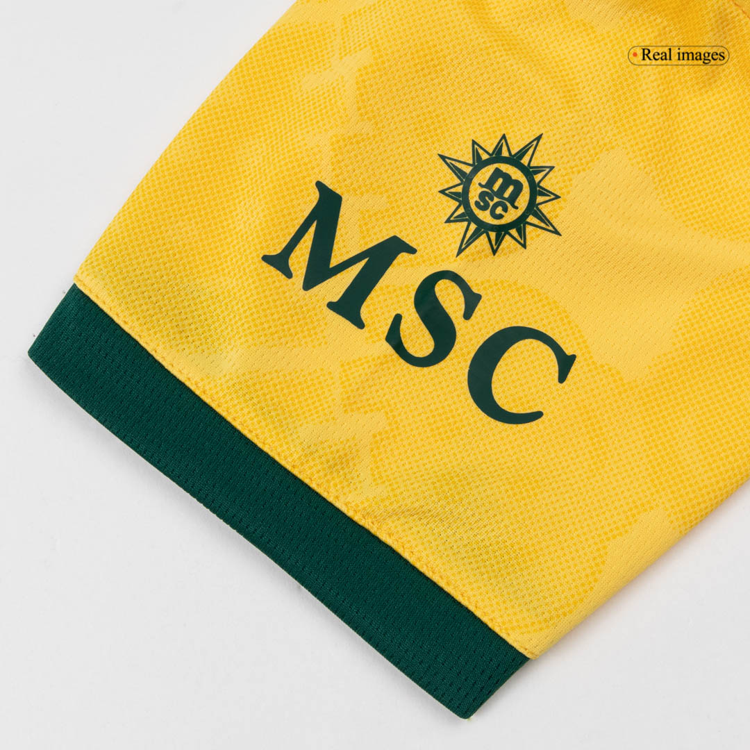 AC Milan Kids Third Away Soccer Kit 2025/26 Yellow