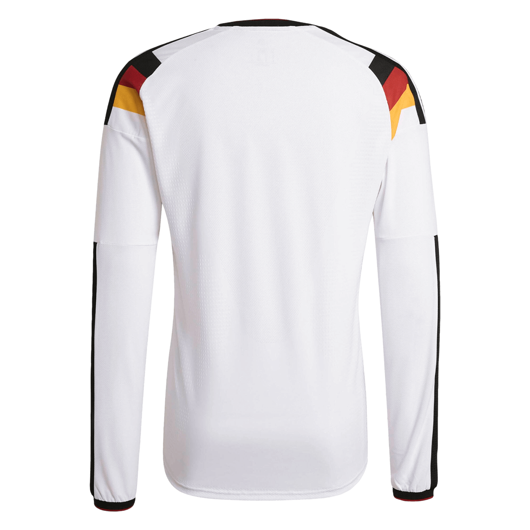 Germany Mens Home Long Sleeve Soccer Jersey World Cup 2026 White