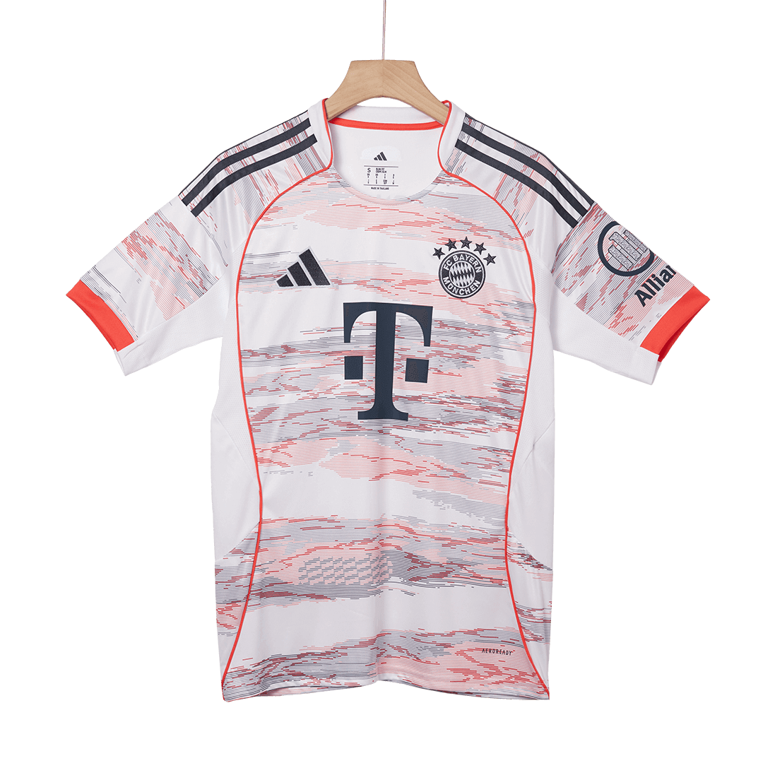 Bayern Munich Mens Away Soccer Jersey 2025/26 White