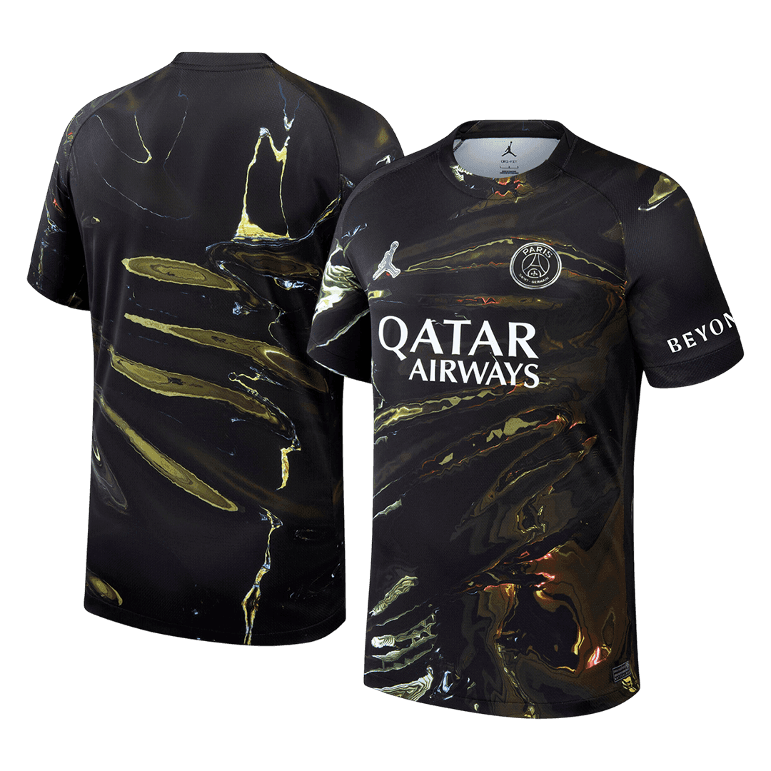PSG Mens Soccer Jersey 2025/26 Black