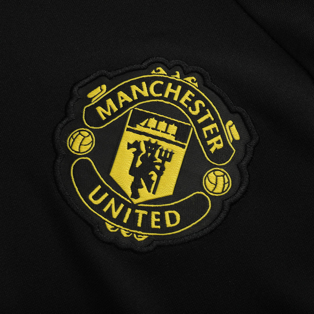 Manchester United Kids Training Tracksuit Kit 2025/26 Black