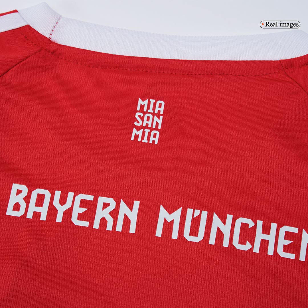 Bayern Munich Kids Home Soccer Kit 2025/26 Red