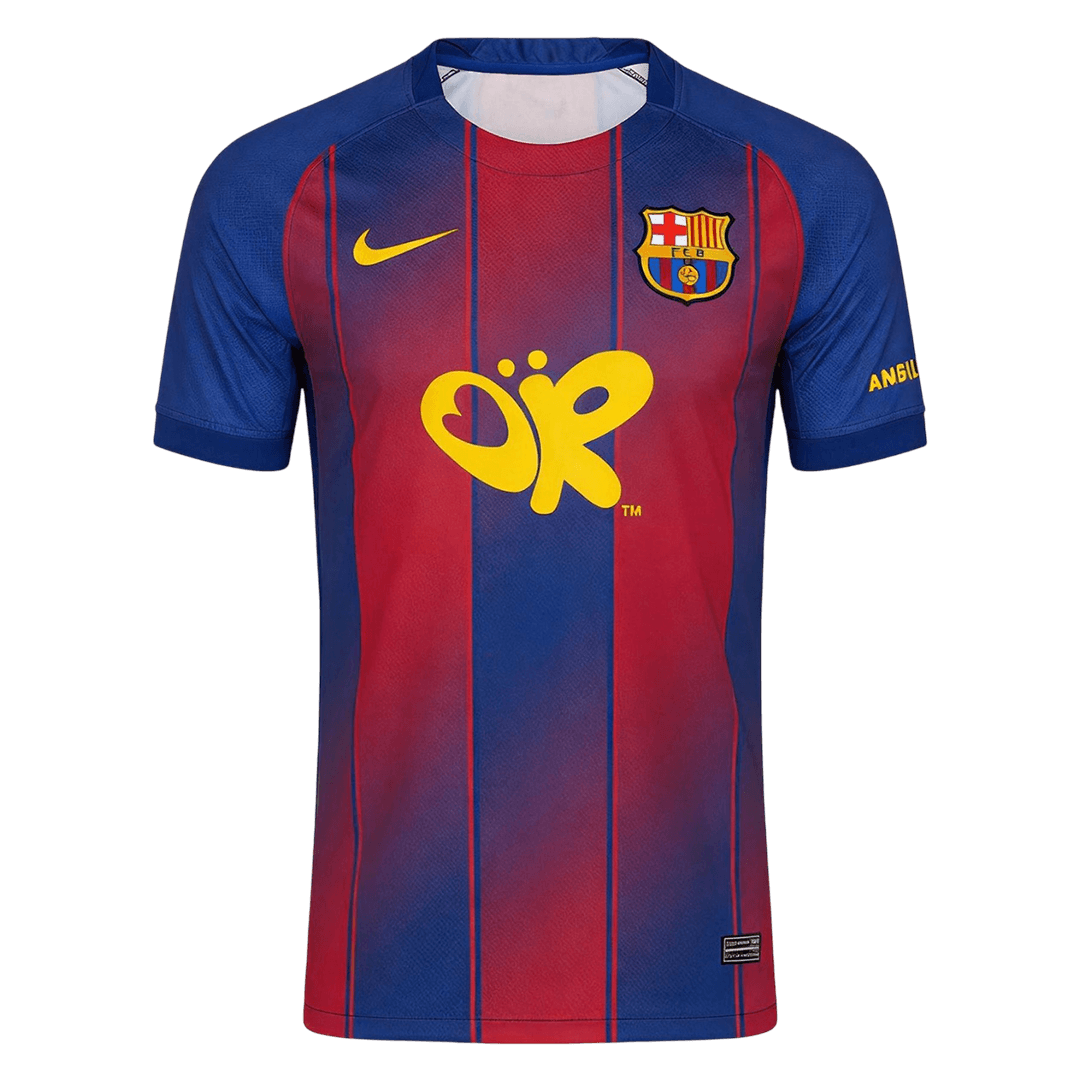 Barcelona Mens Home Soccer Jersey 2025/26 Red&Blue