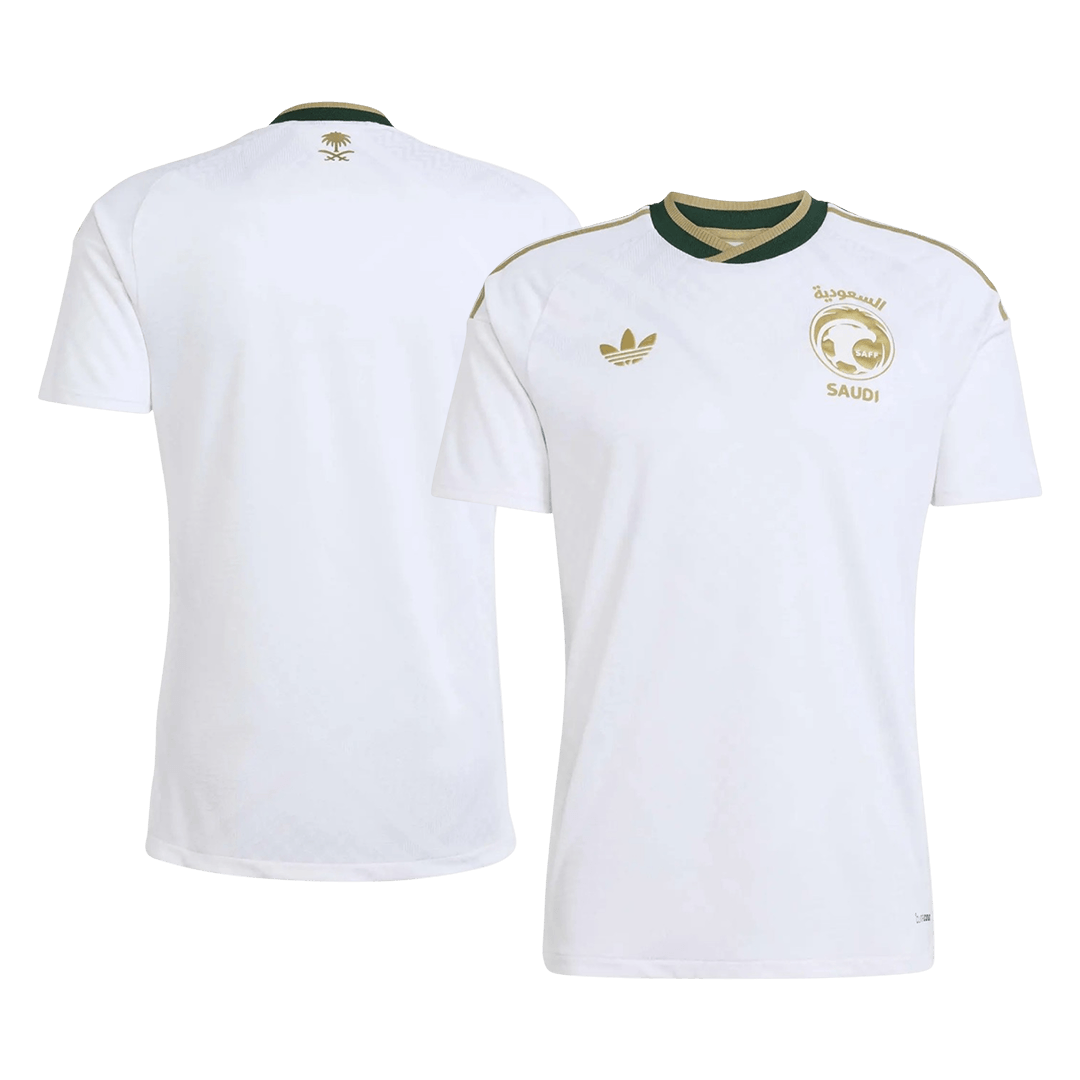 Saudi Arabia Mens Away Soccer Jersey World Cup 2026 White - Player Version
