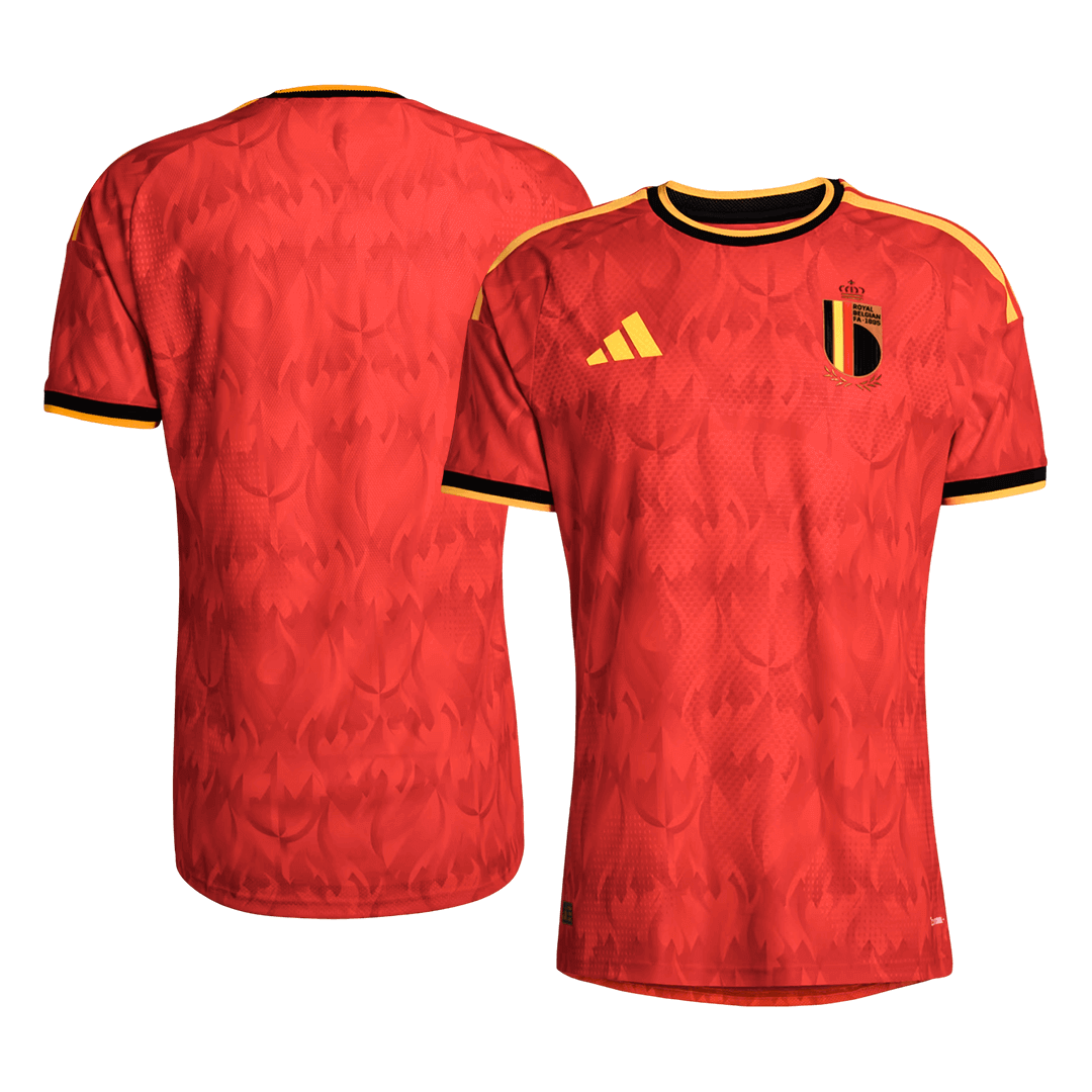 Belgium Mens Home Soccer Jersey World Cup 2026 Red - Player Version