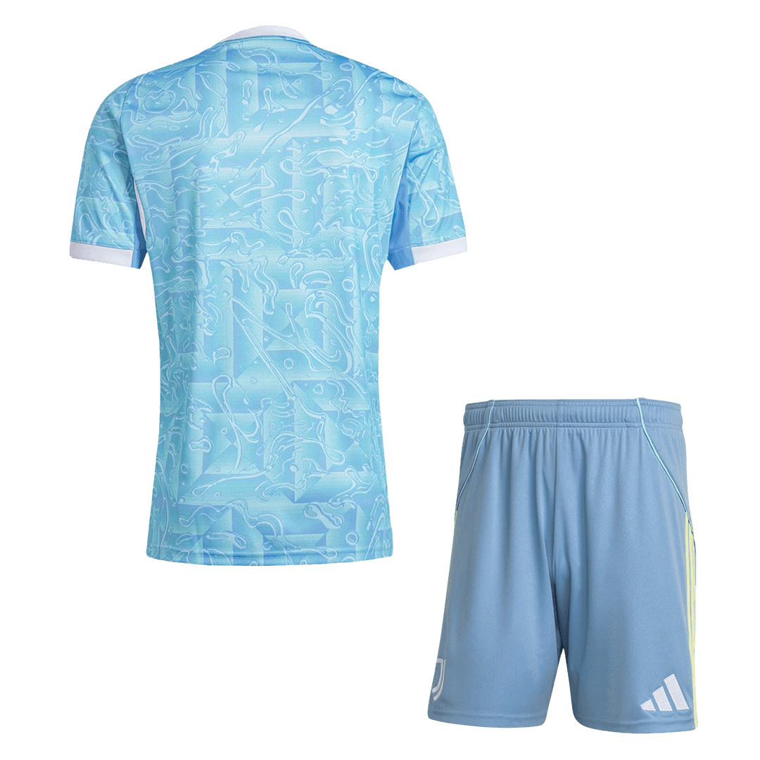 Juventus Mens Away Soccer Kit 2025/26 Blue
