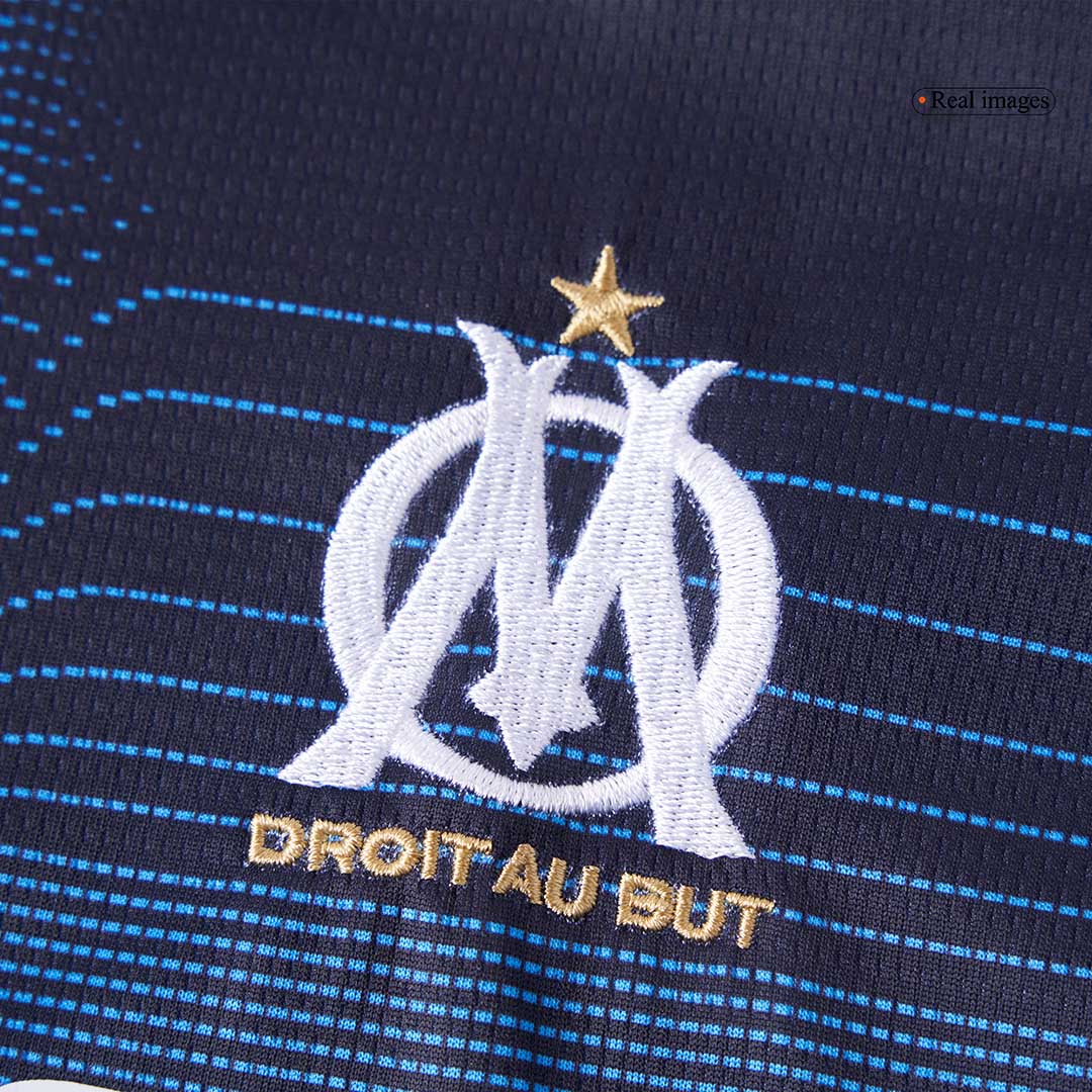 Marseille Kids Away Soccer Kit 2025/26 Navy