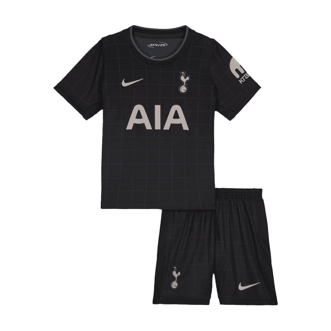 Tottenham Hotspur Kids Away Soccer Kit 2025/26 Black