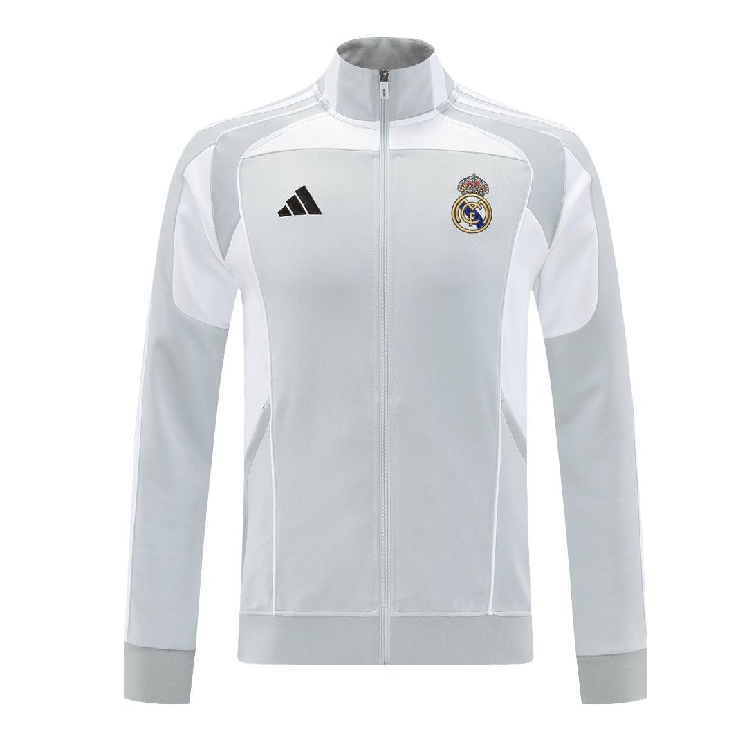 Real Madrid Mens Home Training Jacket 2025/26 Gray