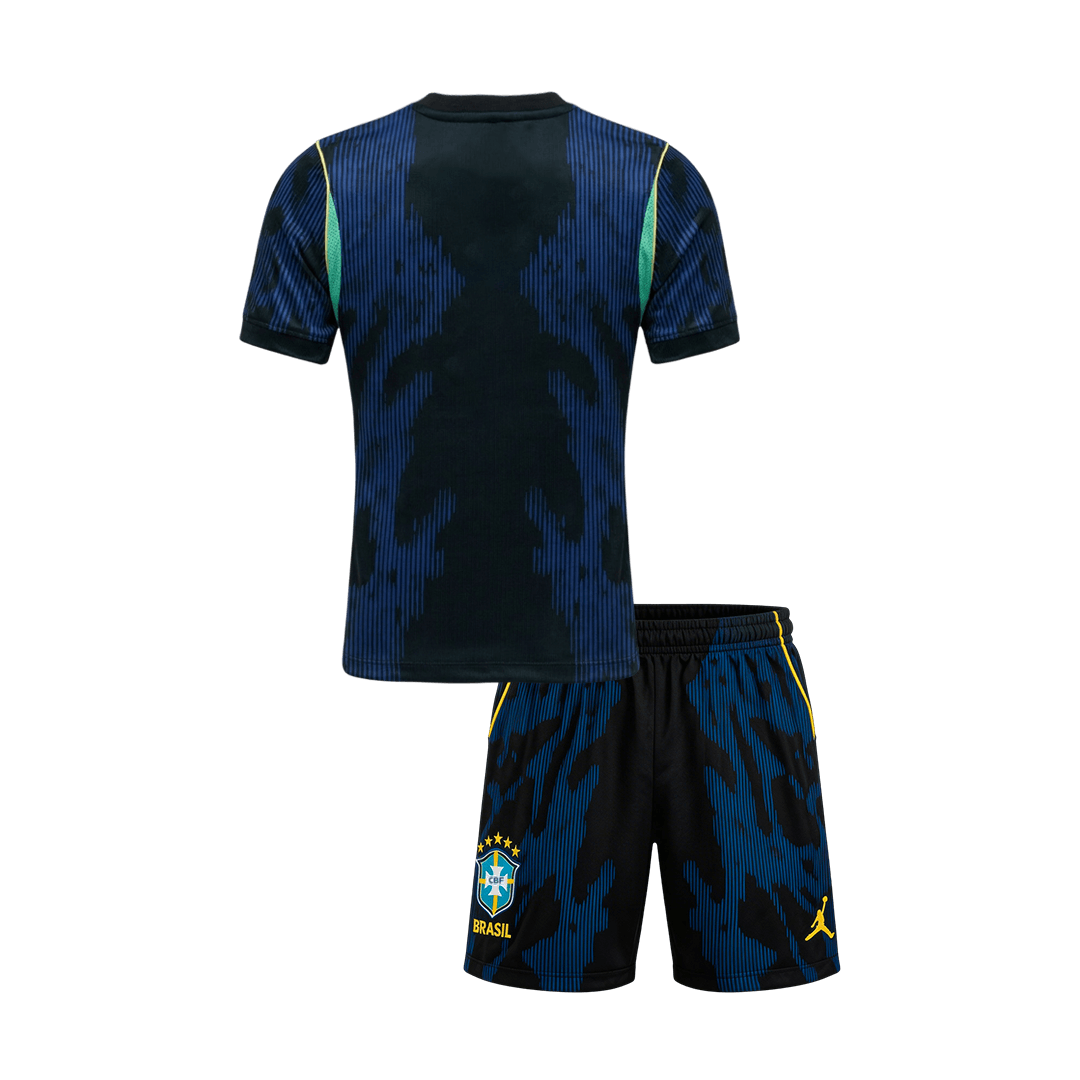 Brazil Kids Away Soccer Kit World Cup 2026 Navy