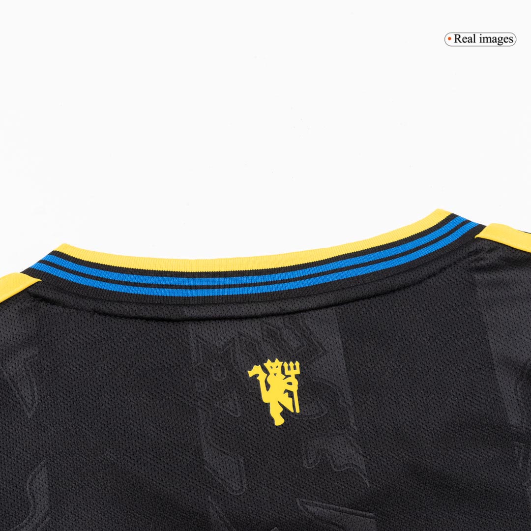 Manchester United Womens Third Away Soccer Jersey 2025/26 Black