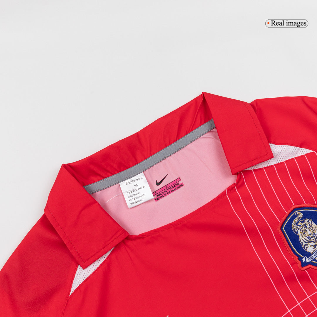 Retro South Korea Mens Home Soccer Jersey 2002 Red