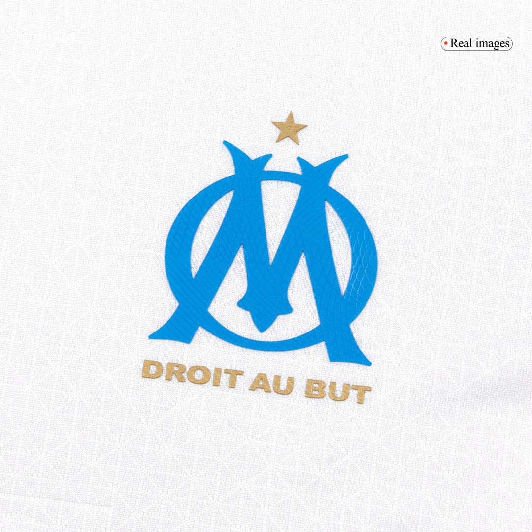 Marseille Mens Home Soccer Jersey 2025/26 White - Player Version