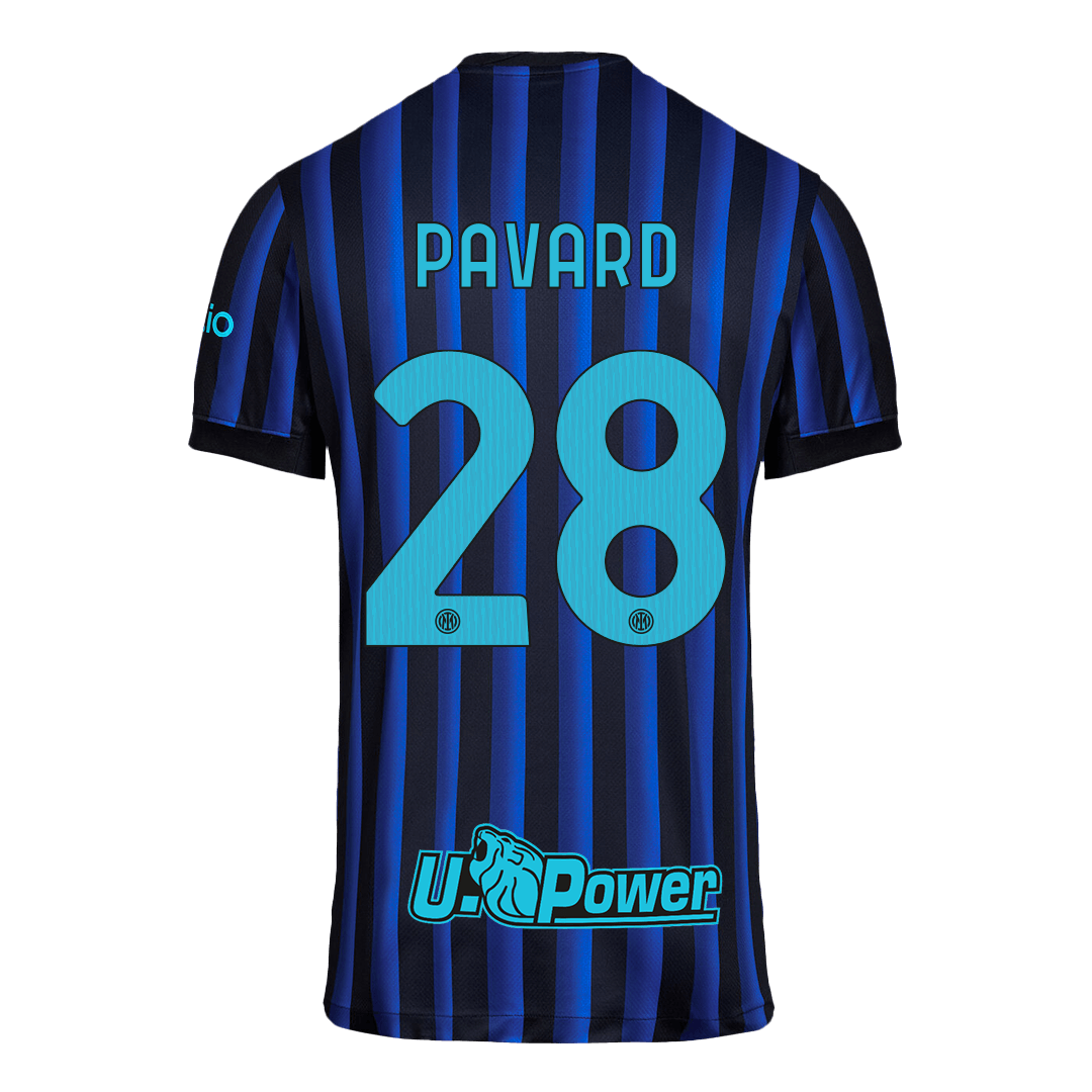 PAVARD #28 Inter Milan Mens Home Soccer Jersey 2025/26 Blue&Black