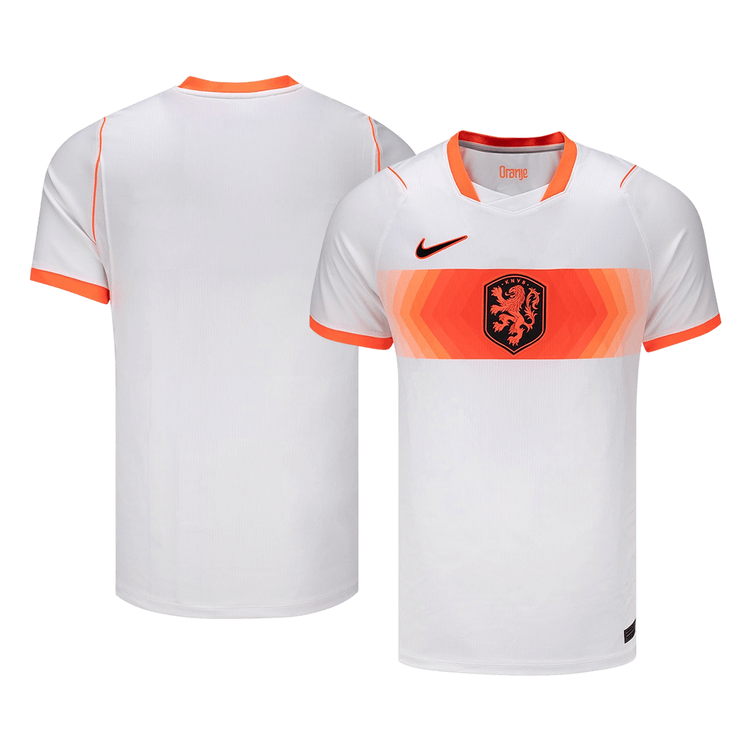 Netherlands Mens Away Soccer Jersey World Cup 2026 White