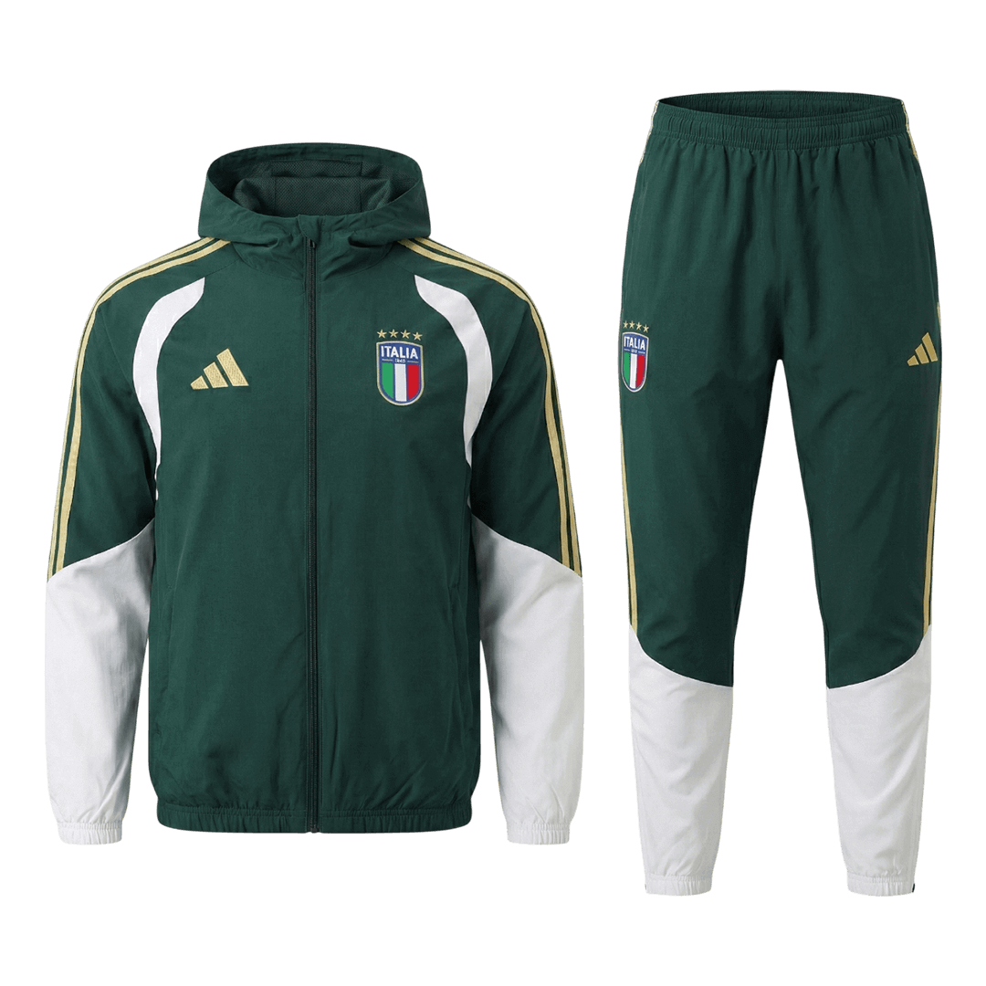Italy Mens Training Tracksuit Kit 2026 Green