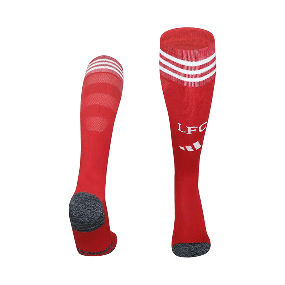 Liverpool Kids Home Soccer Socks 2025/26 Red [PREMIUM]