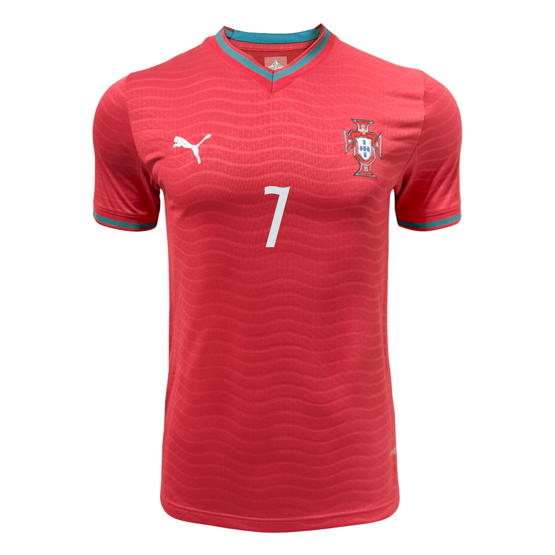 RONALDO #7 Portugal Mens Home Soccer Jersey World Cup 2026 Red - Player Version