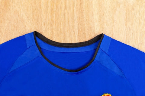 Retro Manchester United Mens Third Soccer Jersey 2002/03 Blue