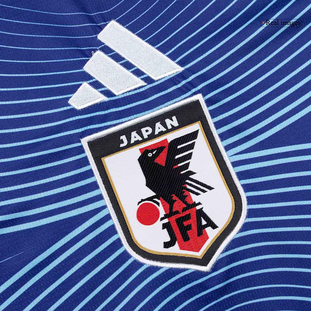 Japan Mens Home Long Sleeve Soccer Jersey World Cup 2026 Navy