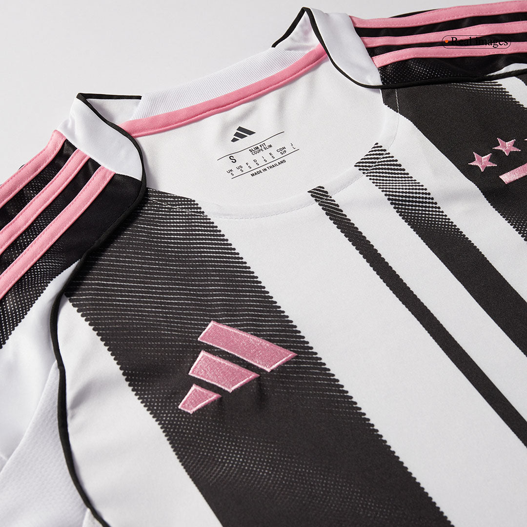 Juventus Mens Home Soccer Full Set 2025/26 Black&White