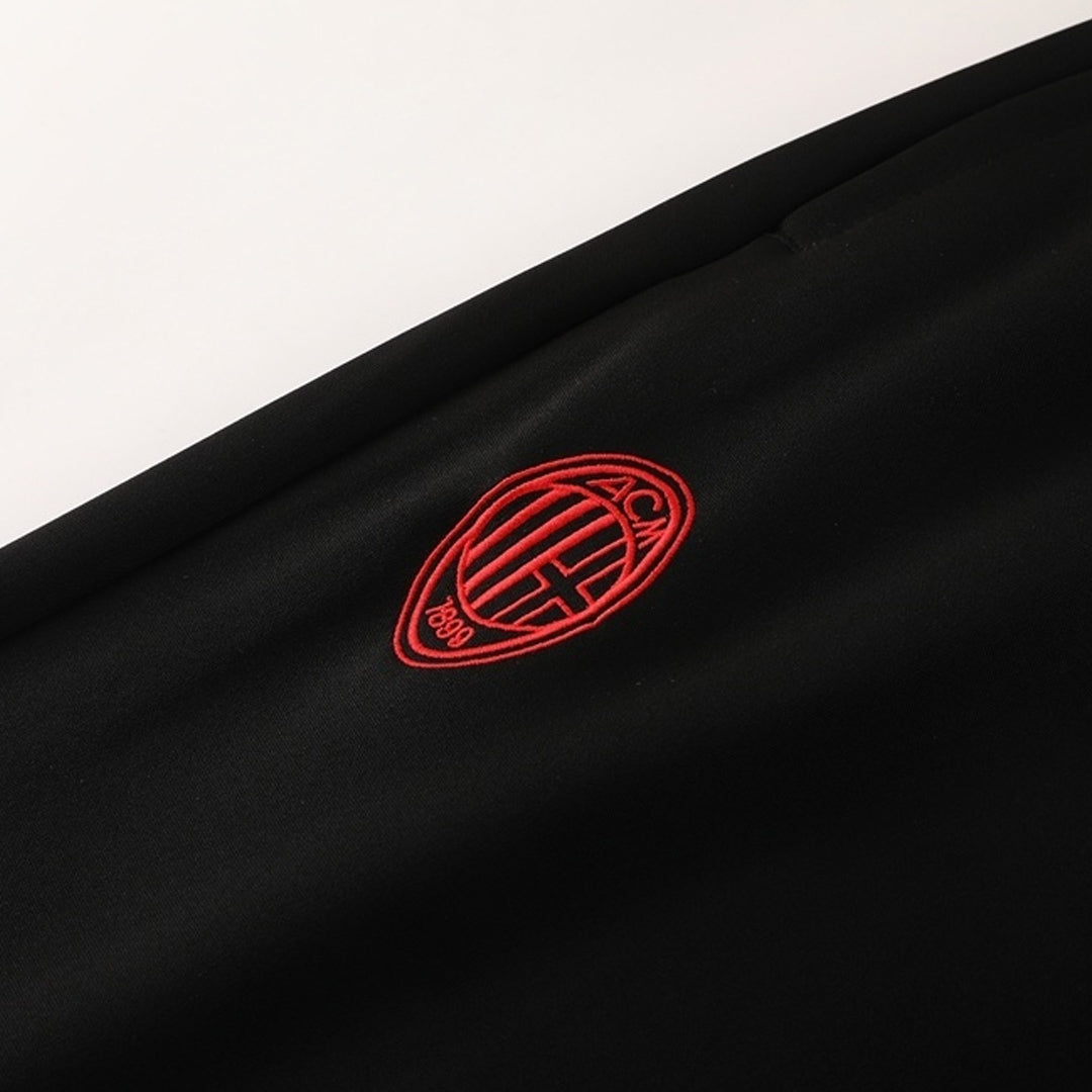 AC Milan Mens Training Tracksuit Kit 2025/26 Black
