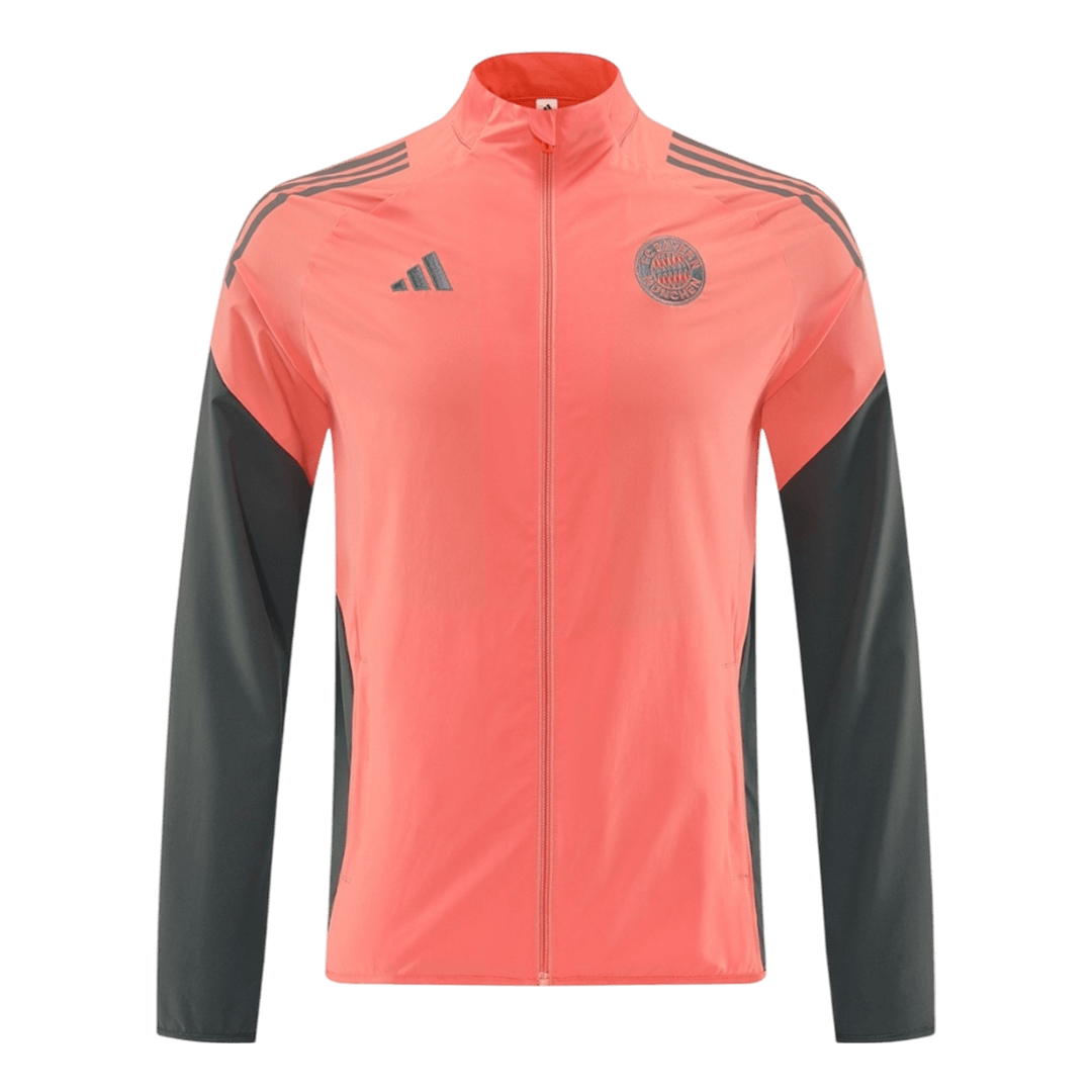 Bayern Munich Mens Windbreaker Jacket 2025/26 Orange