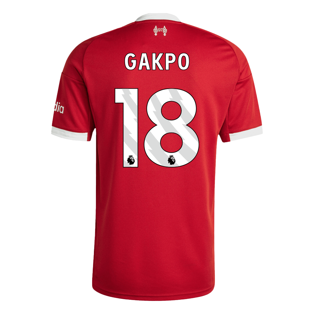 GAKPO #18 Liverpool Mens Home Soccer Jersey 2025/26 Red