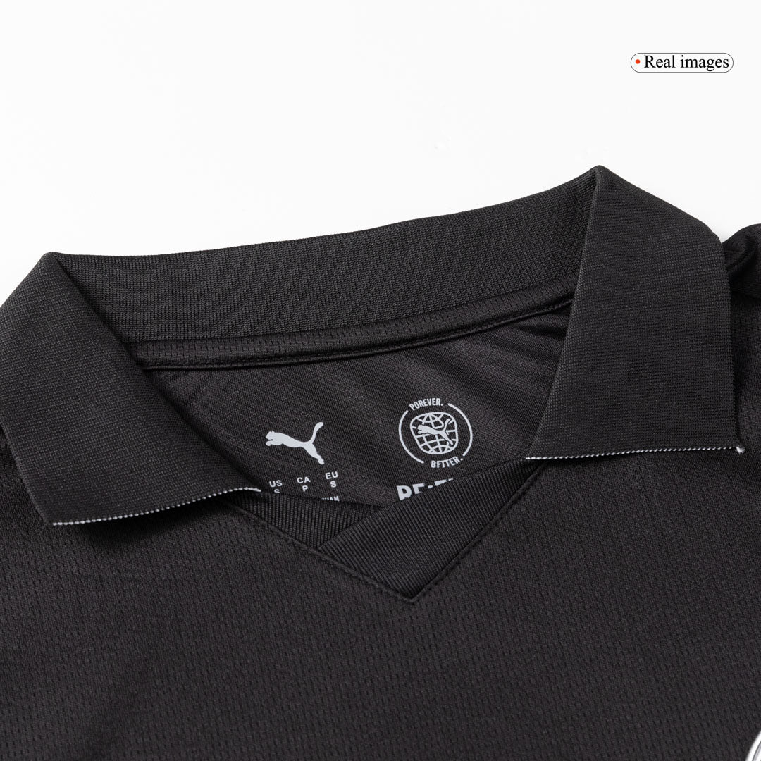 Manchester City Mens Away Soccer Kit 2025/26 Black